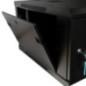 CABINET 19 SPACER 6U 600x600mm- fixare pe perete- Flatpackdezasamblat)- Black- usa sticla cu blocare- panouri detasabile- o
