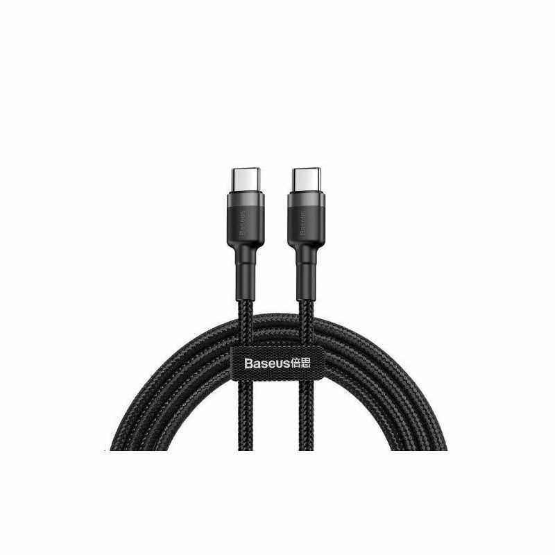 CABLU alimentare si date Baseus Cafule- Fast Charging Data Cable pt. smartphone- USB Type-C la USB Type-C 3A / 60W- 2m- gri + ne