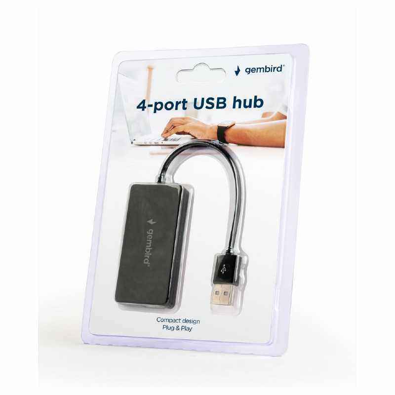 Hub USB Gembird UHB-U2P4-04, 4 port, USB 2.0