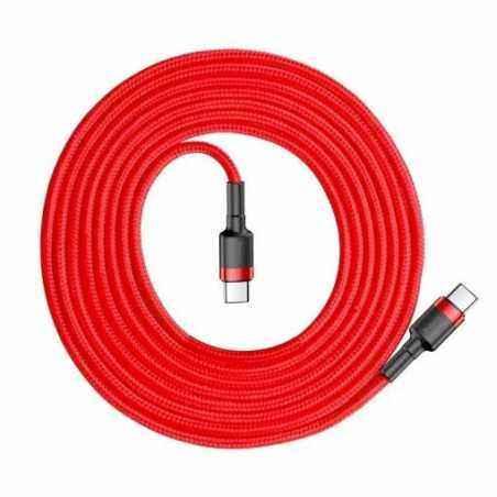 CABLU alimentare si date Baseus Cafule- Fast Charging Data Cable pt. smartphone- USB Type-C la USB Type-C 3A / 60W- braided- 2m-