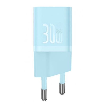 INCARCATOR retea Baseus Mini- GaN5 Fast Charger 30W- 1 x USB Type-C 5V/3A- albastru CCGN070603timbru verde 0.18 lei) - 69321726