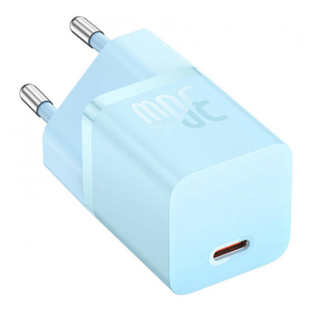 INCARCATOR retea Baseus Mini- GaN5 Fast Charger 30W- 1 x USB Type-C 5V/3A- albastru CCGN070603timbru verde 0.18 lei) - 69321726