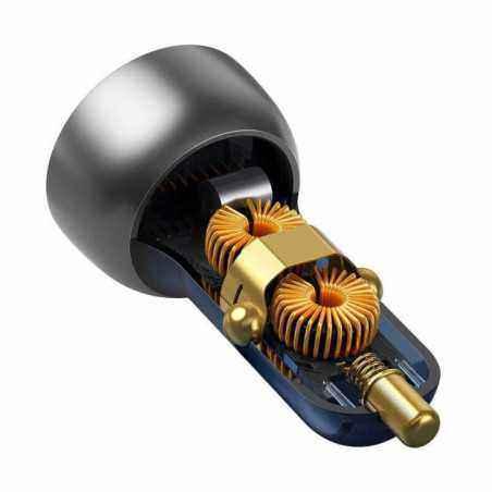 INCARCATOR auto Baseus Particular Digital Display QC + PPS- 1 x USB Output 4.5V/5A- 1 x USB Type-C Output 5V/3A- total output 65