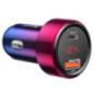 INCARCATOR AUTO Baseus Magic Series PPS- 1 x USB Output 4.5V/5A- 1 x USB Type-C Output 5V/3A- total output 45W- 6A- pt. bricheta