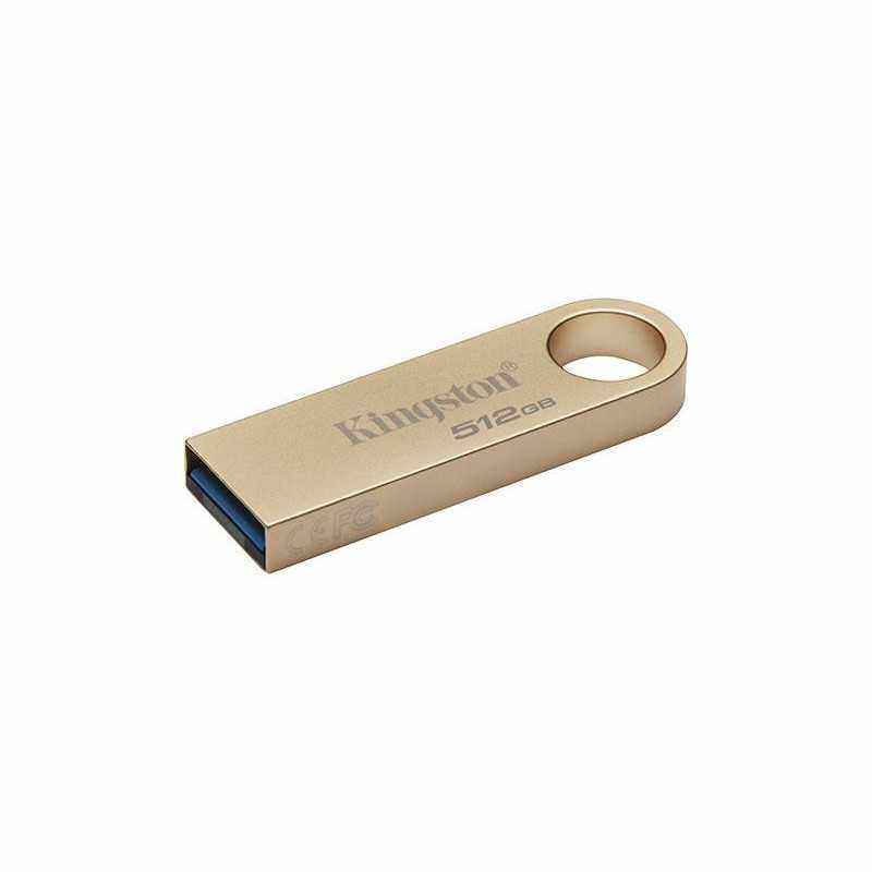 MEMORIE USB 3.2 Kingston 512 GB- 220MB/s- 100MB/s clasica- carcasa metalica- auriu- DTSE9G3/512GBtimbru verde 0.03lei)