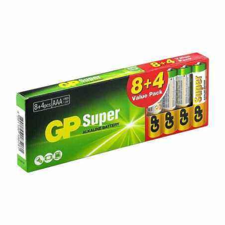 Baterie GP Batteries- Super Alcalina AAALR03) 1.5V alcalina- shrink 12 buc. GP24AETA21-2GSWC12 GPPCA24AS531 timbru verde 0.96 le