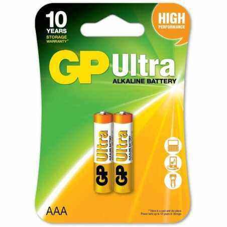 Baterie GP Batteries- Ultra Alcalina AAALR03) 1.5V alcalina- blister 2 buc. GP24AUETA21-2GSB2 GPPCA24AU641timbru verde 0.16 lei)