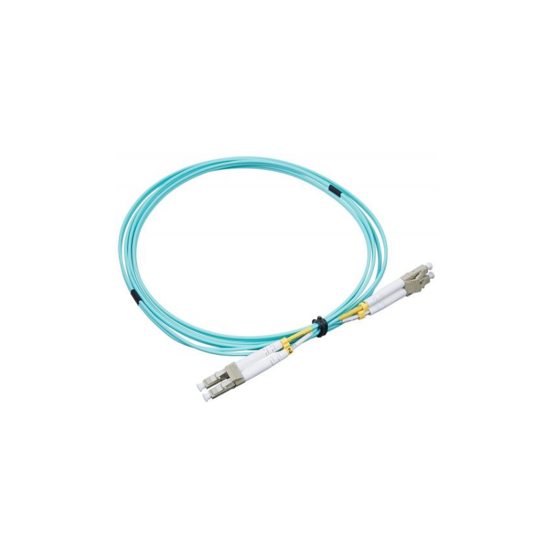 Patch cord - FO - 5 metri - LSZH - Aqua - LANmark - Multimode OM4 - Duplex LC-SCtimbru verde 0.18 lei)