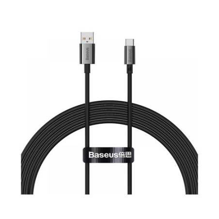 CABLU alimentare si date Baseus Superior- Fast Charging Data Cable pt. smartphone- USB la USB Type-C 100W- 2m- negru P1032010211