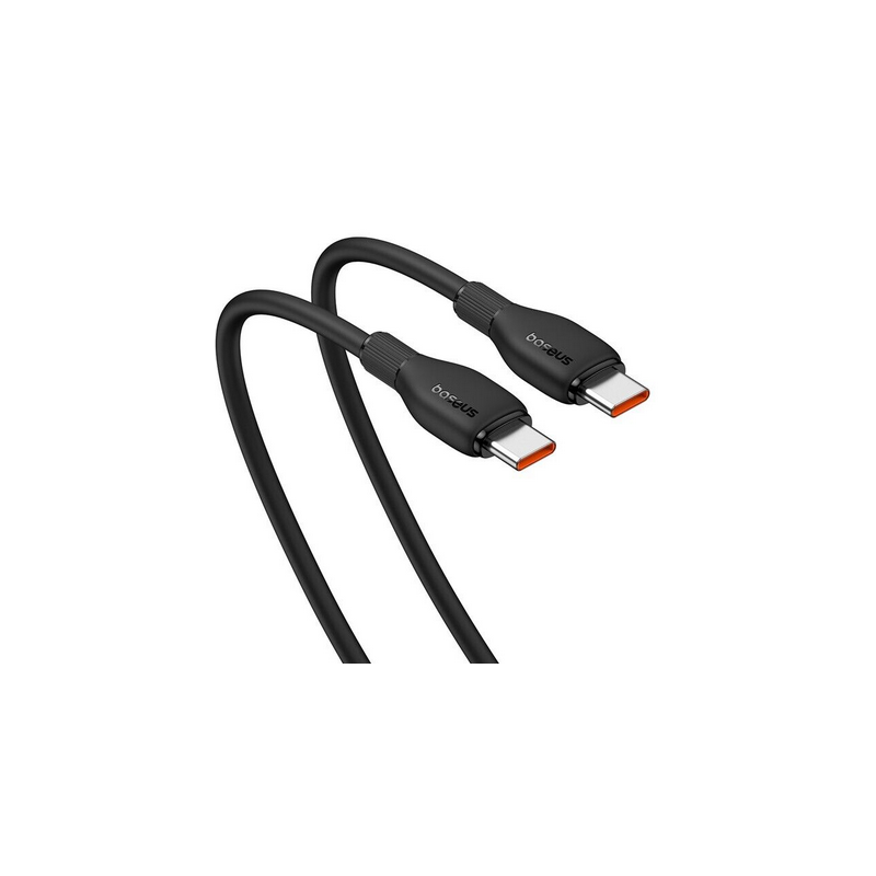 CABLU alimentare si date Baseus Pudding- Fast Charging Data Cable pt. smartphone- USB Type-C la USB Type-C 100W- 2m- negru P1035
