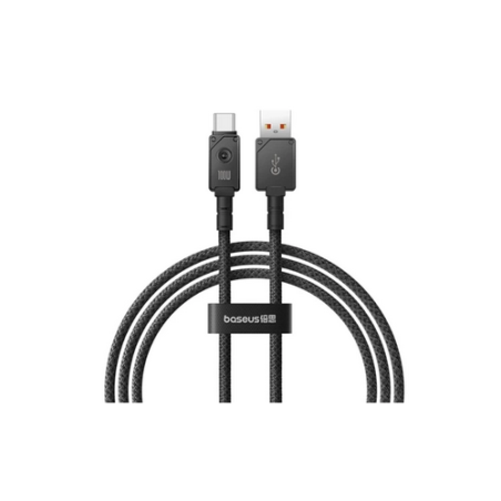 CABLU alimentare si date Baseus Unbreakable- Fast Charging Data Cable pt. smartphone- USB la USB Type-C 100W- 2m- braided aliaj