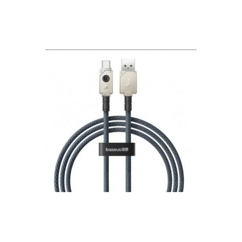 CABLU alimentare si date Baseus Unbreakable- Fast Charging Data Cable pt. smartphone- USB la USB Type-C 100W- 1m- braided aliaj