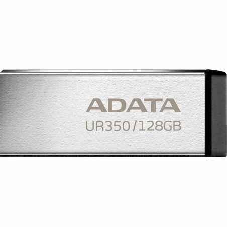MEMORIE USB 3.2 ADATA 128 GB- carcasa metalica- gri- UR350-128G-RSR/BKtimbru verde 0.03 lei)