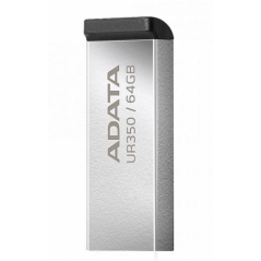 MEMORIE USB 3.2 ADATA 64 GB- carcasa metalica- gri- UR350-64G-RSR/BKtimbru verde 0.03 lei)