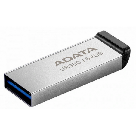 MEMORIE USB 3.2 ADATA 64 GB- carcasa metalica- gri- UR350-64G-RSR/BKtimbru verde 0.03 lei)