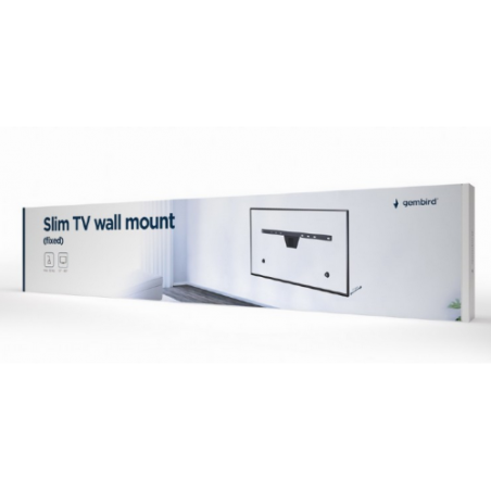 SUPORT de perete GEMBIRD- pt 1 TV/monitor- diag. max 37 - 80- fix- slim- max 50 kg- WM-S80F-01