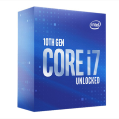 CPU INTEL i7-10700KF- skt LGA 1200- Core i7- frecventa 3.8 GHz- turbo 5.1 GHz- 8 nuclee- putere 95 W- BX8070110700KF