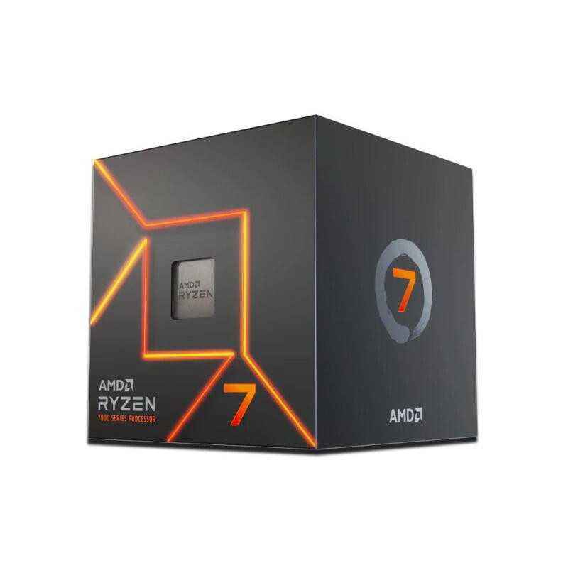 AMD Ryzen 7 7700AM5) ProcessorPIB) with Wraith Prism Cooler and Radeon Graphics 100-100000592BOX