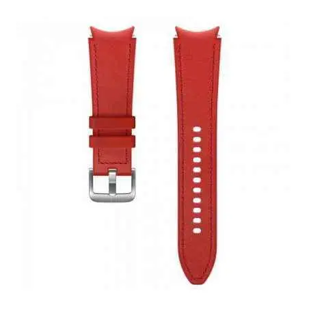 SAMSUNG Hybrid Leather Band 20mm M/L Red- ET-SHR89LREGEU