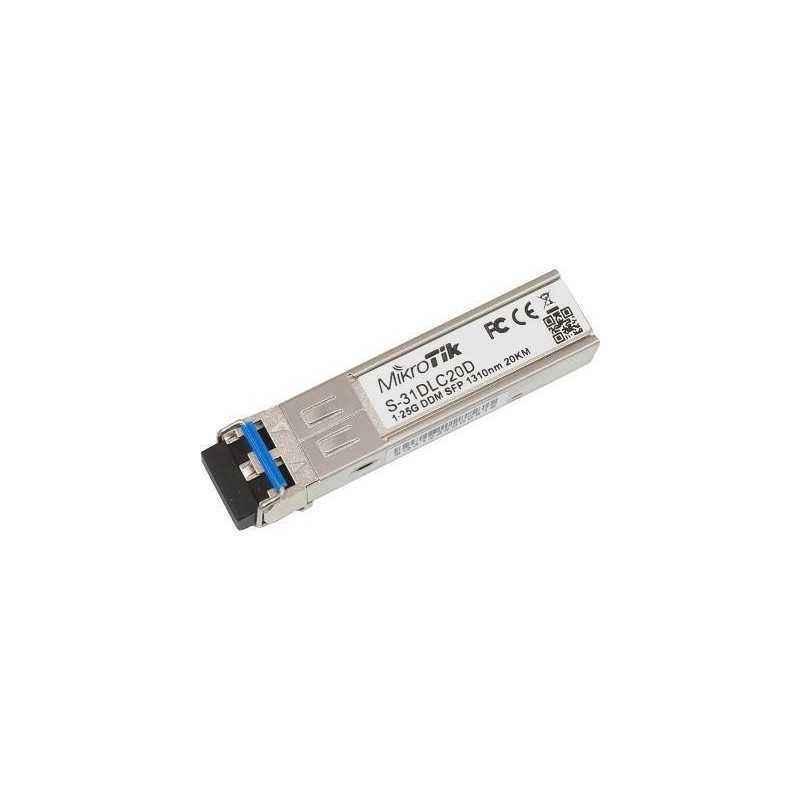 MODUL SFP MIKROTIK- Single Mode- conector LC- pana la 20KM distanta S-31DLC20D