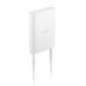 ACCESS POINT ZyXel- interior- 1200 Mbps- port Gigabit x 1- antena externa x 2- PoE- 2.4 - 5 GHz- NWA55AXE-EU0102Ftimbru verde 0.