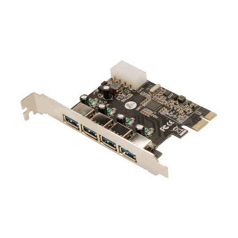 CARD adaptor LOGILINK- PCI-Express la 4 x USB3.0- PC0057A