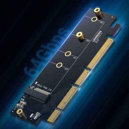 ADAPTOR Ugreen- CM465 M.2M)(NVMe) la PCle 4.0- adaptor pt. SSD M.2 cu form factor 2280/2260/2242/2230- radiatorHeat Sink) 30715
