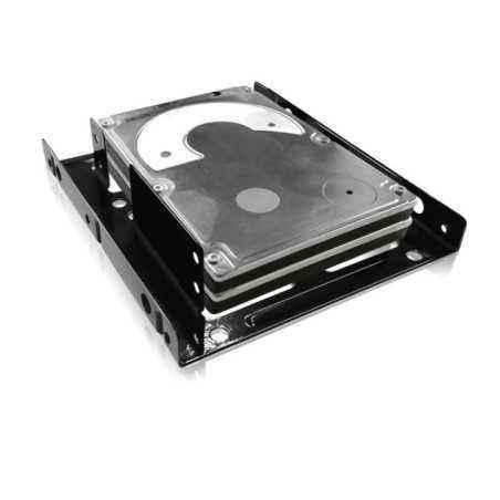 ADAPTOR Icy Box fixare HDD/ SSD 2.5 inch in bay de 3.5 inch- 2 x HDD/ SSD- metal- negru- IB-AC643