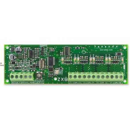MODUL extensie Paradox- 8 zone cablate 1xPGM ZX8timbru verde 0.18 lei)