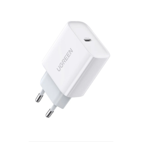 INCARCATOR retea Ugreen- CD137 Quick Charge 20W- 1 x USB Type-C 5V/3A- alb 60450timbru verde 0.18 lei) - 6957303864508