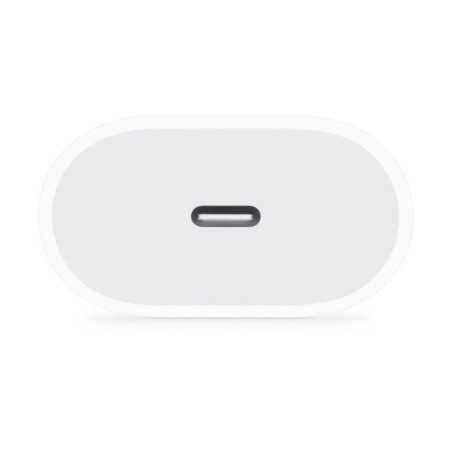ALIMENTATOR SmartPhone la 220V Apple PHT14682 Adaptor priza USB-C Apple- 20W - Apple retail box White PHT14682timbru verde 0.18