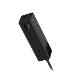 INCARCATOR RETEA Baseus PowerCombo Pro Powerstrip- Quick Charge 100W- 3 x AC- 2 x USB Type-C Output 5V/3A- 2 x USB- lungime cabl