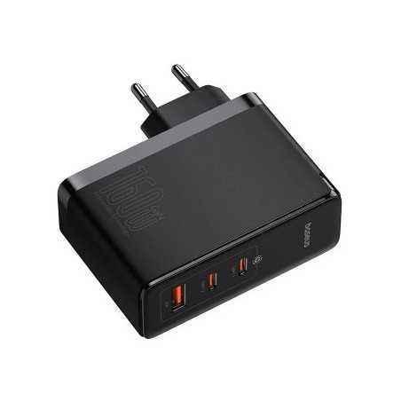 INCARCATOR RETEA Baseus GaN5 Pro Digital- Quick Charge 160W- 2 x USB Type-C Output 5V/3A- 1 x USB- cablu USB Type-C la USB Type-