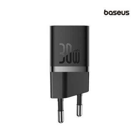 INCARCATOR RETEA Baseus- Quick Charge 30W- 1 x USB Type-C Output 5V/3A cablu USB Type-C la USB Type-C de 100W)- negru P101109021