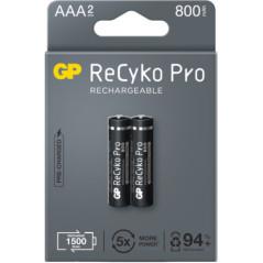 Acumulatori GP Batteries- ReCyco Pro 850mAh AAAR03) 1.2V NiMH- paper box 2 buc. 85AAAHCB-EB2- GPRHCH83B225timbru verde 0.16 lei)