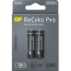 Acumulatori GP Batteries- ReCyco Pro 2100mAh AAR6) 1.2V NiMH- paper box 2 buc. 210AAHCB-EB2- GPRHC212B335timbru verde 0.16 lei)