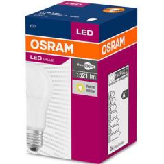 BEC LED Osram- soclu E27- putere 13W- forma clasic- lumina alb calda- alimentare 220 - 240 V- 000004052899971097timbru verde 0.4