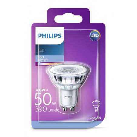 SPOT incastrat LED Philips- soclu GU10- putere 4.6W- forma spot- lumina alb- alimentare 220 - 240 V- 000008718696562765timbru ve