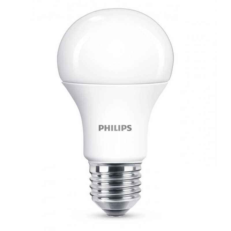 BEC LED Philips- soclu E27- putere 13W- forma clasic- lumina alb rece- alimentare 220 - 240 V- 000008718696577295timbru verde 0.