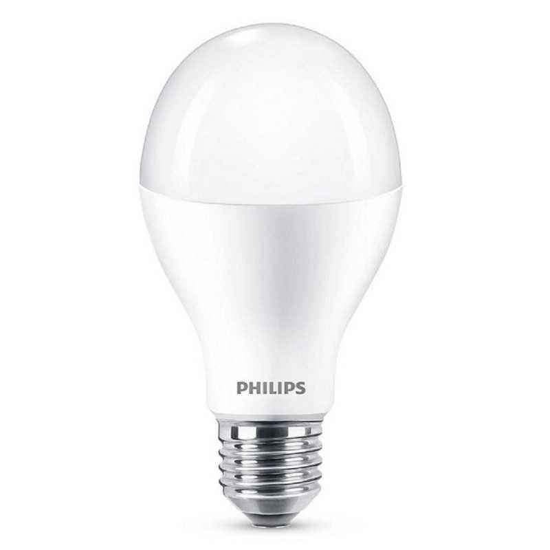 BEC LED Philips- soclu E27- putere 15.5W- forma clasic- lumina alb rece- alimentare 220 - 240 V- 000008718696701652timbru verde