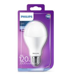 BEC LED Philips- soclu E27- putere 15.5W- forma clasic- lumina alb rece- alimentare 220 - 240 V- 000008718696701652timbru verde