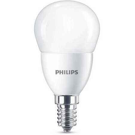 BEC LED Philips- soclu E14- putere 7W- forma clasic- lumina alb calda- alimentare 220 - 240 V- 000008718696702895timbru verde 0.