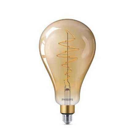 BEC LED Philips- soclu E27- putere 6.5W- forma clasic- lumina alb calda- alimentare 220 - 240 V- 000008718696803493timbru verde