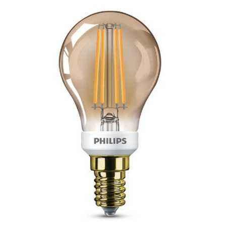 BEC LED Philips- soclu E14- putere 5W- forma clasic- lumina alb calda- alimentare 220 - 240 V- 000008718696814154timbru verde 0.