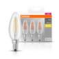 SET 3 becuri LED Osram- soclu E14- putere 4.5W- forma lumanare- lumina alb calda- alimentare 220 - 240 V- 000004058075819313timb