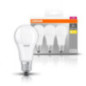 SET 3 becuri LED Osram- soclu E27- putere 13W- forma clasic- lumina alb calda- alimentare 220 - 240 V- 000004058075819412timbru