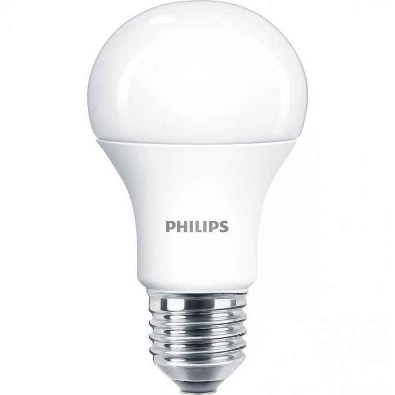 BEC LED Philips- soclu E27- putere 10W- forma clasic- lumina alb rece- alimentare 220 - 240 V- 000008718696510506timbru verde 0.