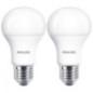 SET 2 becuri LED Philips- soclu E27- putere 12.5W- forma clasic- lumina alb rece- alimentare 220 - 240 V- 000008718696813737timb