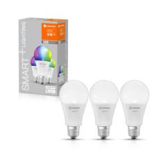 SET 3 becuri smart LED Osram- soclu E27- putere 14W- forma clasic- lumina multicolora- alimentare 220 - 240 V- 00000405807548587