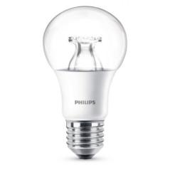 BEC LED Philips- soclu E27- putere 8.5W- forma clasic- lumina alb calda- alimentare 220 - 240 V- 000008718696572177timbru verde